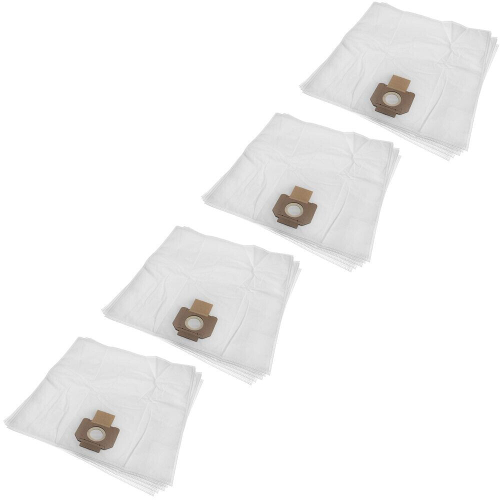 vhbw 20x vacuum cleaner bags replacement for Nilfisk 302004004 for vacuum cleaners - micro fleece, 64cm x 58cm, white