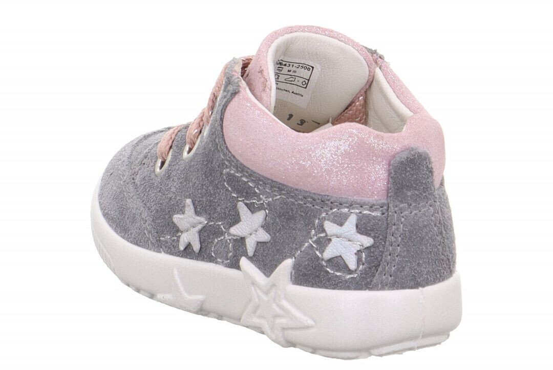 Superfit Starlight Low (1-006431) light grey/light pink