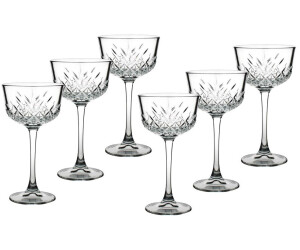Pasabahce Cocktailgläser – 4 Stück, Vintage-Design, Ca. 500 Ml, Mikrowellengeeignet, Stabil