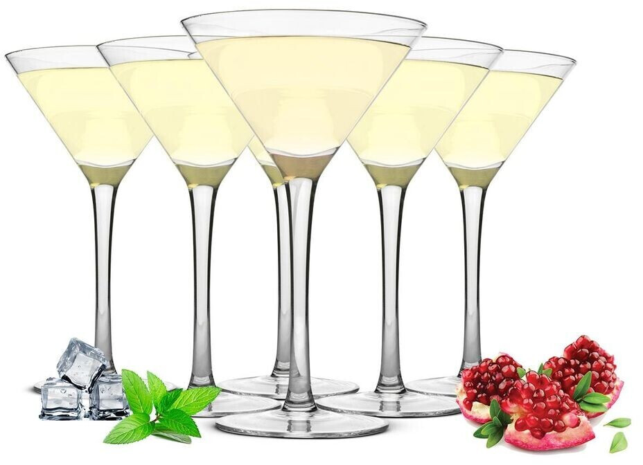 Sendez Set 6 Bicchieri Per Espresso In Vetro Pressato - 90 Ml, Trasparenti, Lavabili In Lavastoviglie, Eleganti Per Casa E Bar