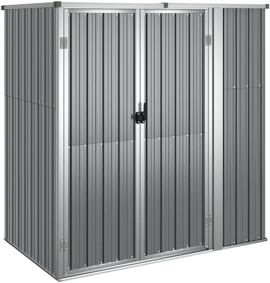 vidaXL Garden Shed 161x89x161cm (316210) grey