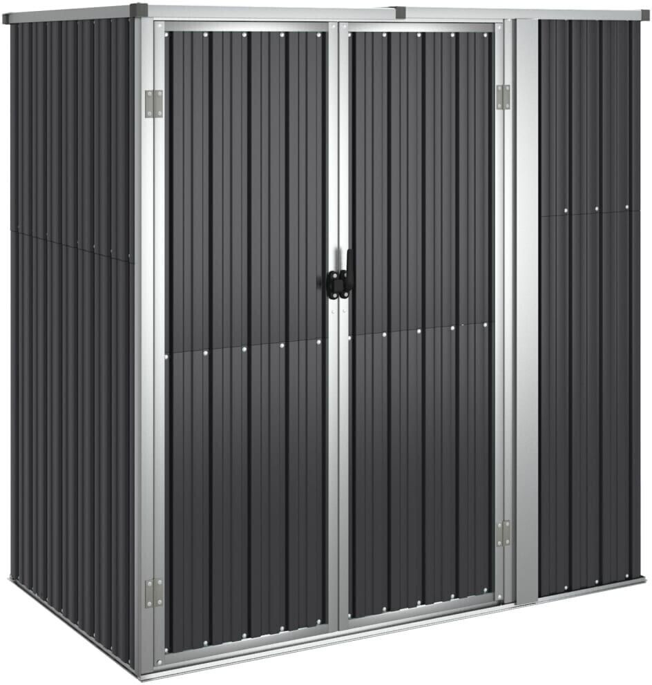 vidaXL Garden Shed 161x89x161cm (316211) anthrazit