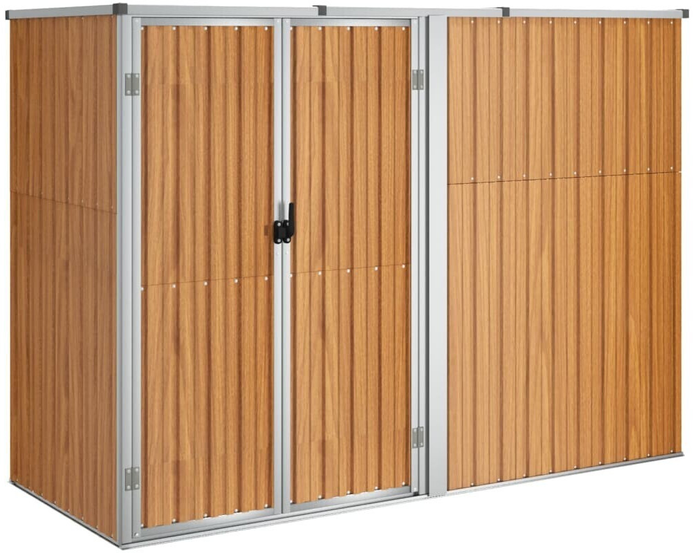 vidaXL Garden Shed 225x89x161cm 316216 brown