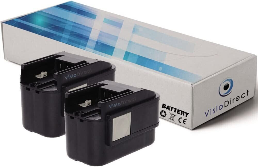 Visiodirect Lot de 2 batteries pour Atlas Copco PES 9.6T AEG Milwaukee