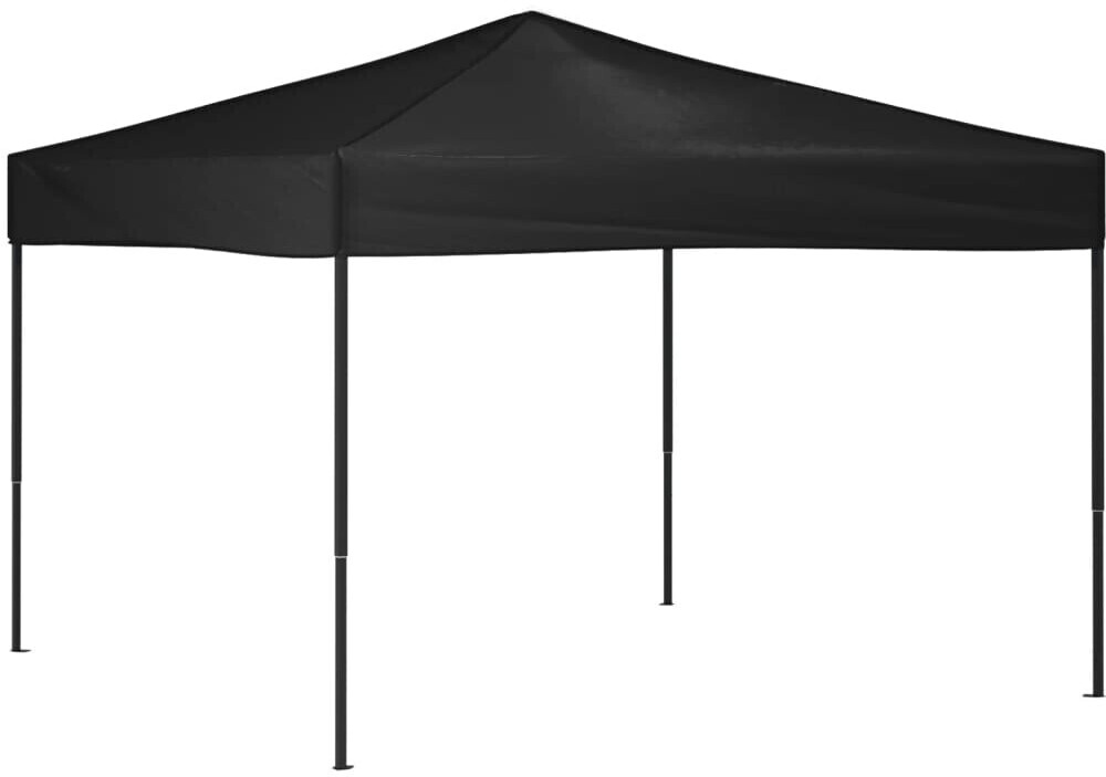 vidaXL Tente de réception pliable 3 x 3 m noir