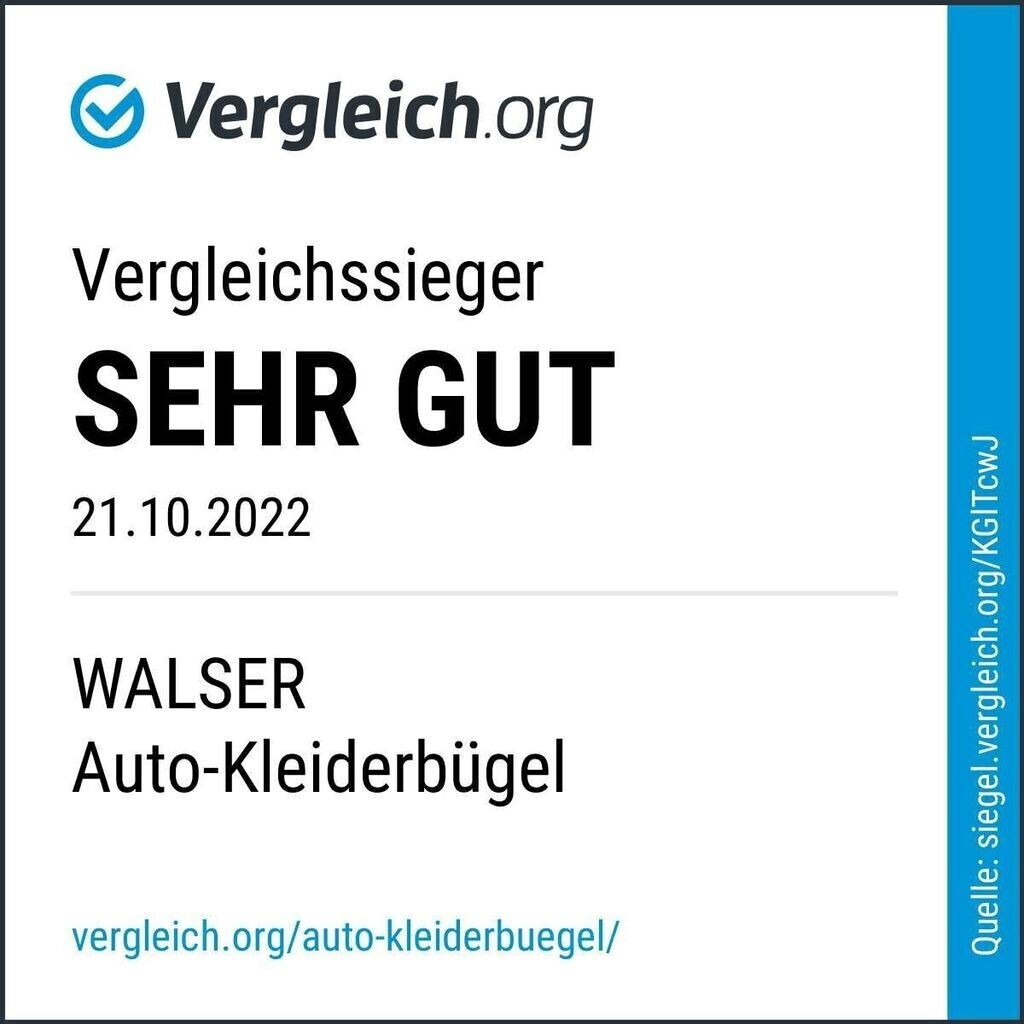 Walser Carl cm Kopfstützen-Kleiderbügel € 15x10x10 bei Preisvergleich 12,95 (30085) ab Auto-Reisebügel 
