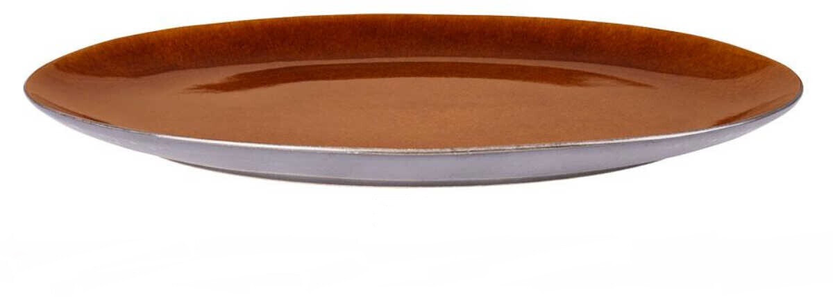 Bitz Gastro black amber platter oval 45x34 cm