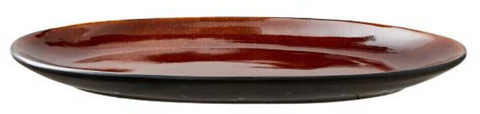 Bitz Gastro black amber platter oval 36x25 cm