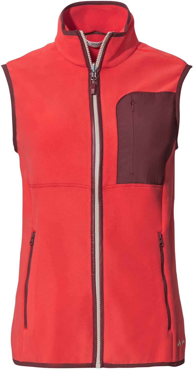 VAUDE Women's Rosemoor Fleece Vest flame