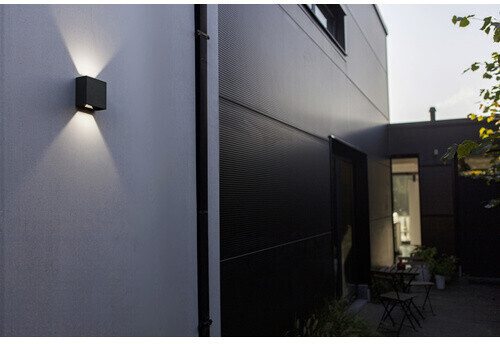 Lutec LED Wandleuchte Gemini in Anthrazit 2x6W 800lm IP54 grau ab 34,83 € |  Preisvergleich bei