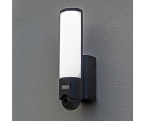 und LED € Kameraleuchte schwarz 18W ab Lutec bei Preisvergleich 1200lm | Elara Anthrazit Weiß-satiniert IP44 in 165,20