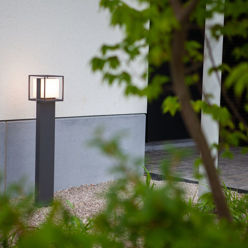 Lutec LED Wegeleuchte Cruz in Anthrazit 13W 1000lm IP54 schwarz ab 78,39 €  | Preisvergleich bei