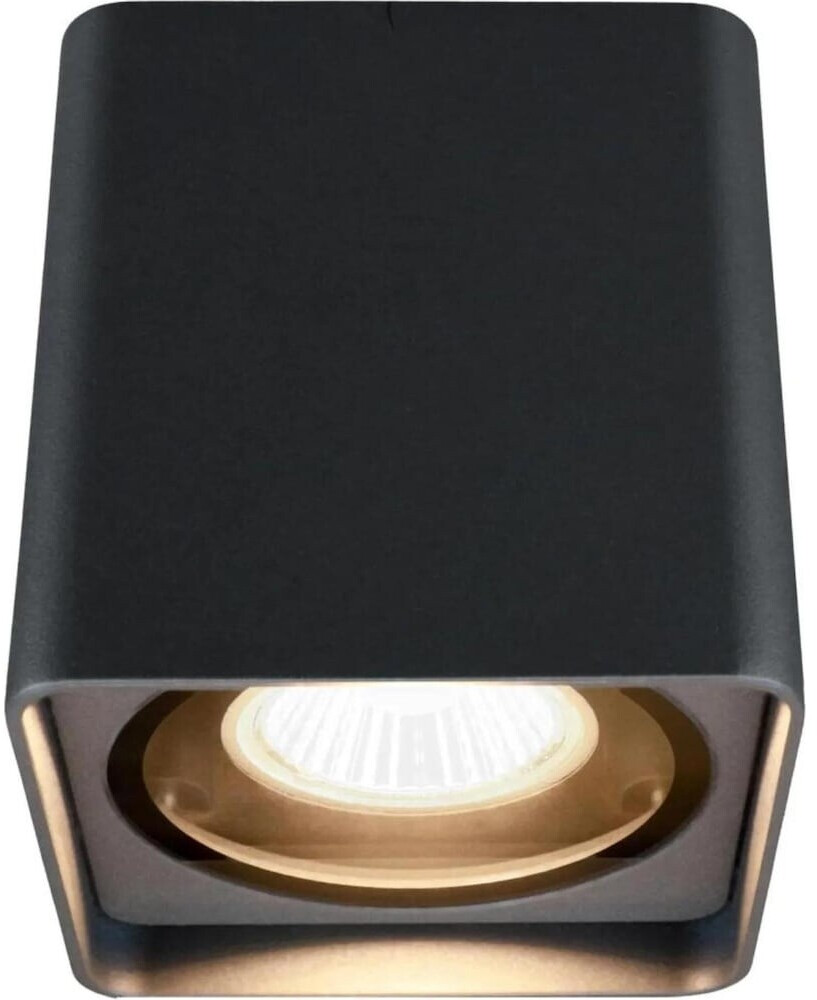 LCD Ceiling light in graphite GU10 IP54 square grey
