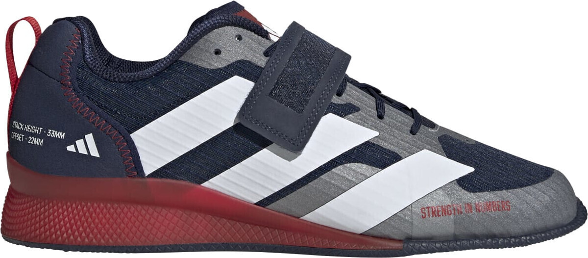 Image of Adidas Adipower Weightlifting 3 navy blue/cloud white/better scarlet