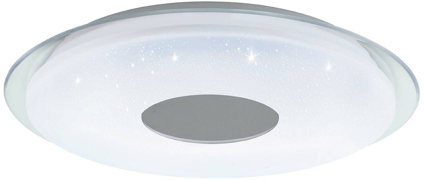 Eglo 900005 LED Deckenleuchte LANCIANO-Z weiß, chrom , transparent H:8  Ø:56cm dimmbar 2700-6500K mit Connect-Z Funktion ab 59,99 € |  Preisvergleich bei