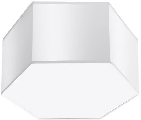Sollux SL.1058 ceiling lamp SUNDE 15 white PVC 60W L: 30.5cm W: 26.5cm H: 15.5cm dimmable