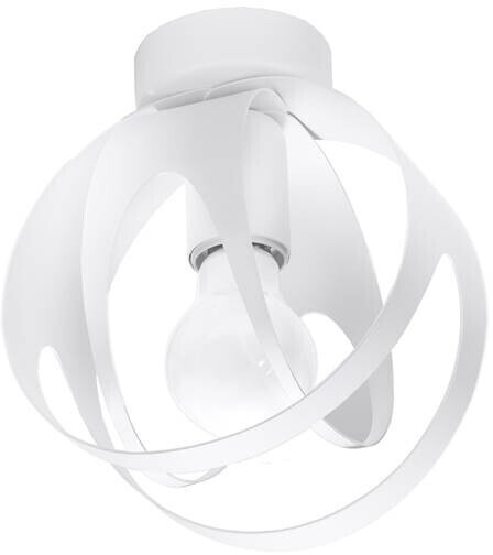 Sollux SL.1082 ceiling light TULOS white steel 60W L: 16cm W: 16cm H: 21cm dimmable