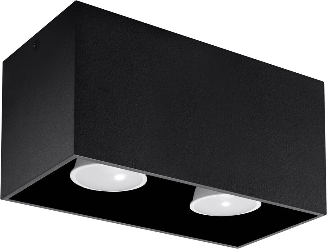 Sollux SL.0381 ceiling light QUAD MAXIblack L: 20, W: 10, H: 10, GU10 socket, dimmable