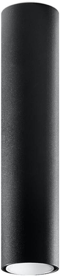 Sollux SL.1002 ceiling lamp LAGOS 40 black L: 60, W: 60, H: 400, GU10/40W, dimmable