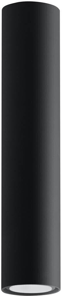 Sollux SL.0436 ceiling lamp LAGOS black L: 6, W: 6, H: 30, socket GU10, dimmable