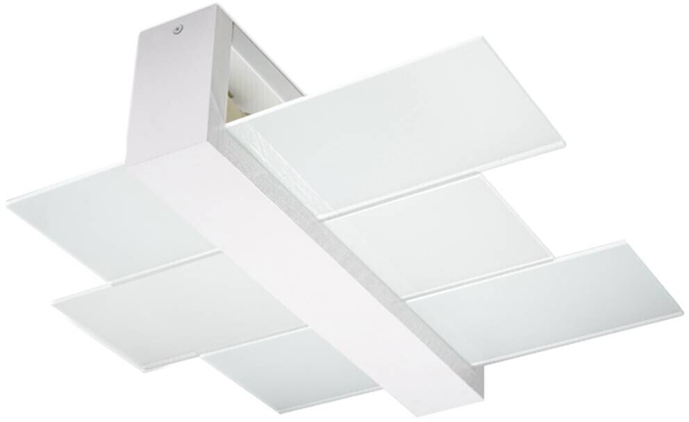 Sollux SL.0078 ceiling light FENIKS 2 white L: 43, W: 43, H: 12, socket E27, dimmable