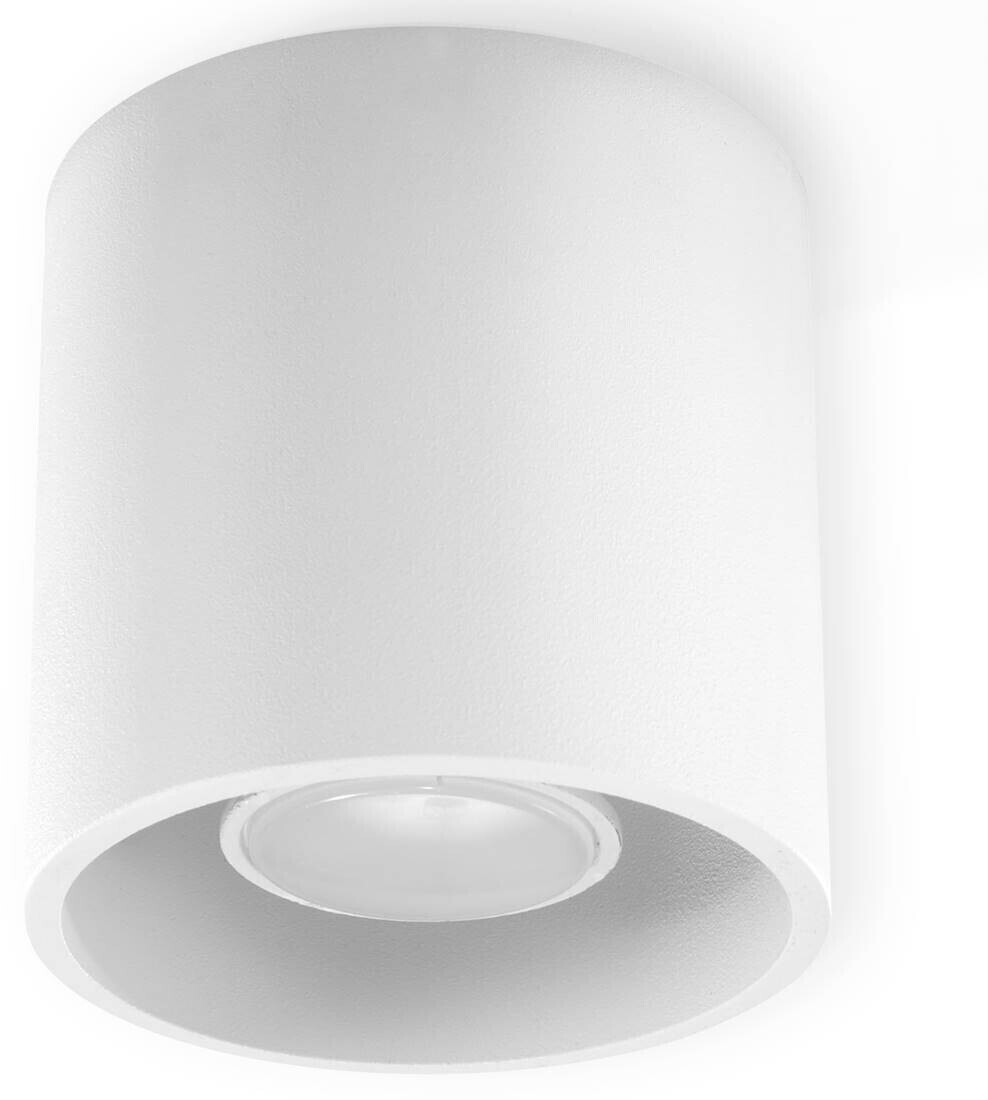 Sollux SL.0021 ceiling light ORBIS 1 white L: 10, W: 10, H: 10, GU10 socket, dimmable