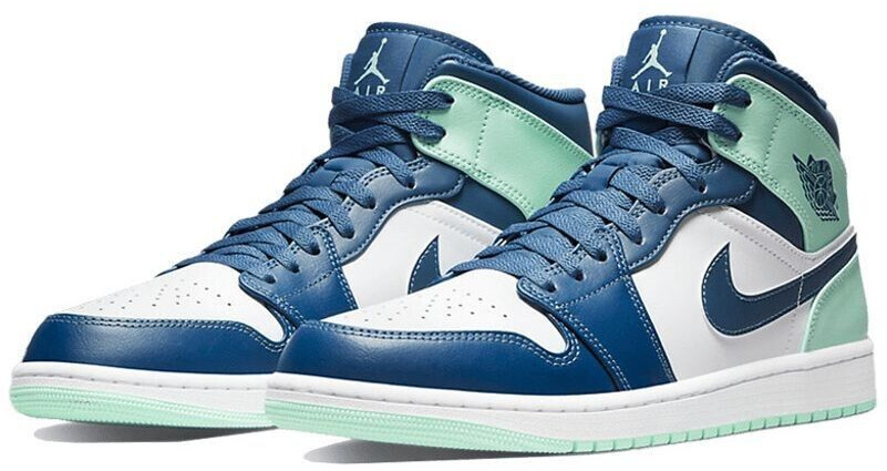 Nike Air Jordan 1 Mid mystic navy mint ab 165 60 Preisvergleich bei idealo