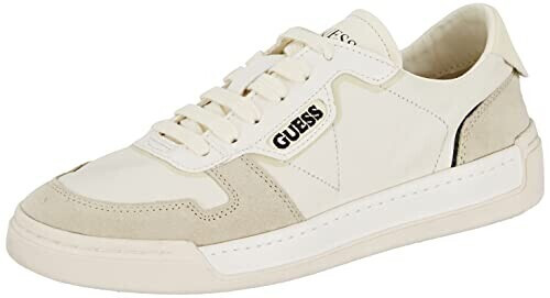 GUESS Herren Sneaker 'Strave Vintage' – Leder-Sneaker Mit 3 Cm Gummisohle, Herausnehmbarem Fußbett, Casual Look
