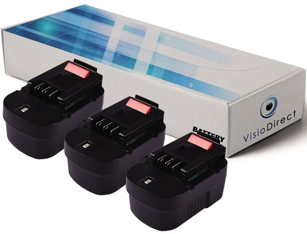 Visiodirect Batterie pour Hitachi DS12DV DS12DVB DS12DVB2 DS12DVB2KS DS12DVF
