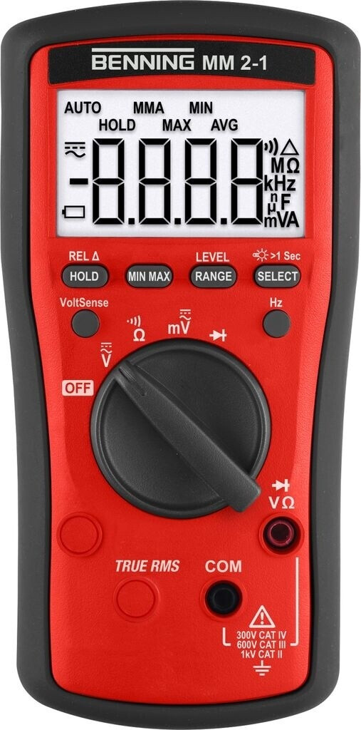 Benning MM 2-1 True RMS 1000V 10 A V NCV
