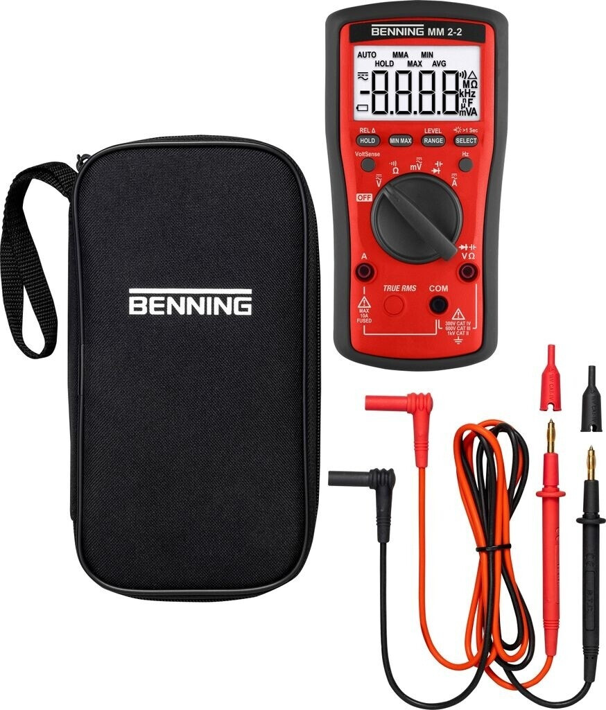 Benning MM 2-2 True RMS 1000V 10 A V NCV