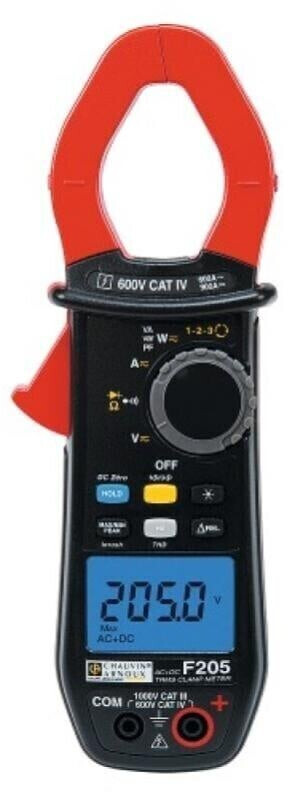 Chauvin Arnoux F205 True RMS 1000 V 900 A V