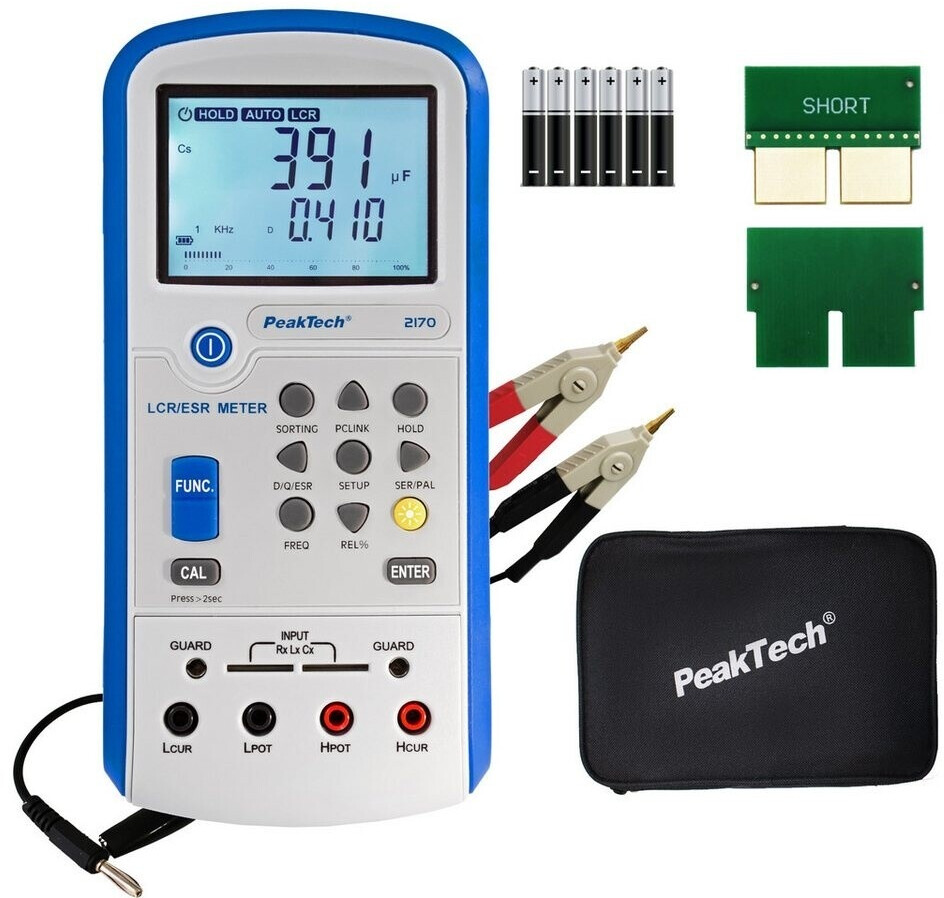 PeakTech P 2170 LCR-ESR-Meter Auto Range USB