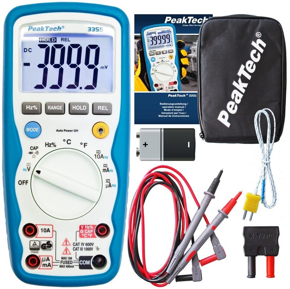 PeakTech P 3355 Auto Range V 600V