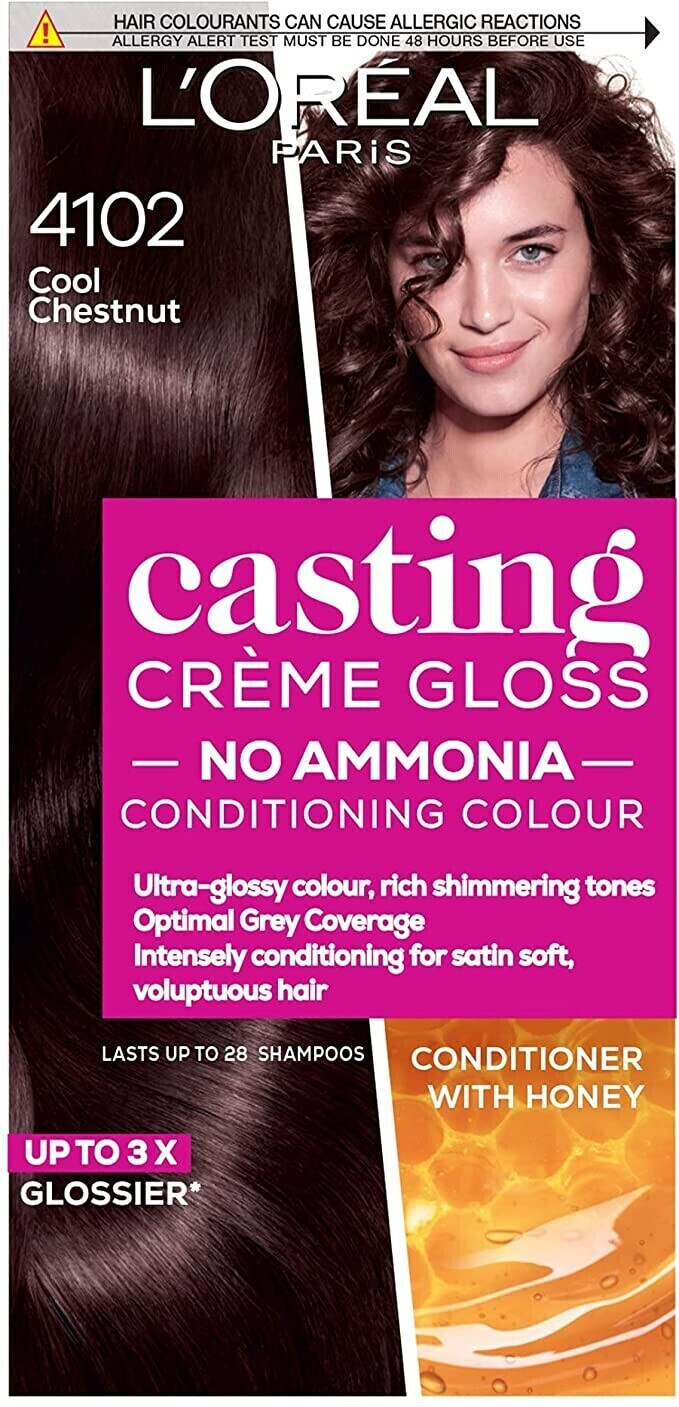 Photos - Hair Dye LOreal L'Oréal Casting Creme Gloss  4102 Cool Chestnut (160 ml)