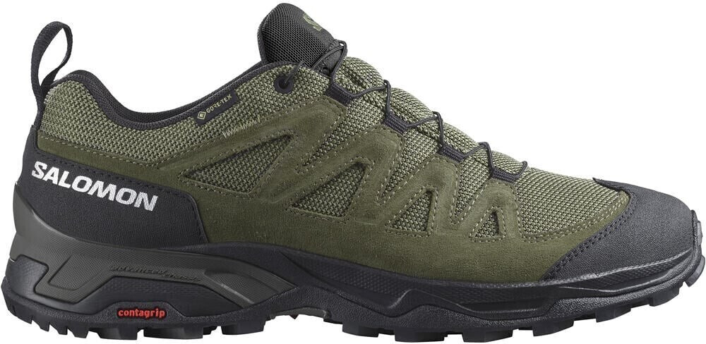 Salomon X Ward Leather Gore Tex deep lichen green black olive night au meilleur prix sur idealo