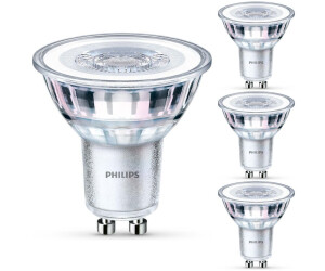 Philips CLED 4er Spot Set, Schwarz, GU10 (ohne Lampen) – Verstellbar, IP20, Perfekt Für Decken- & Wandbeleuchtung