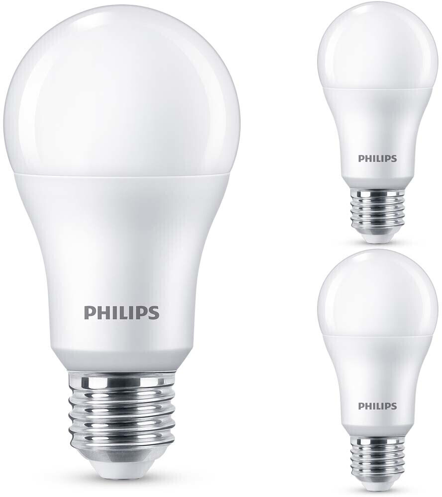 Philips LED lamp replaces 100W, E27 standard shape A67, white, warm white,  1521 lumens, not dimmable, pack of 3 white a € 7,49 (oggi)
