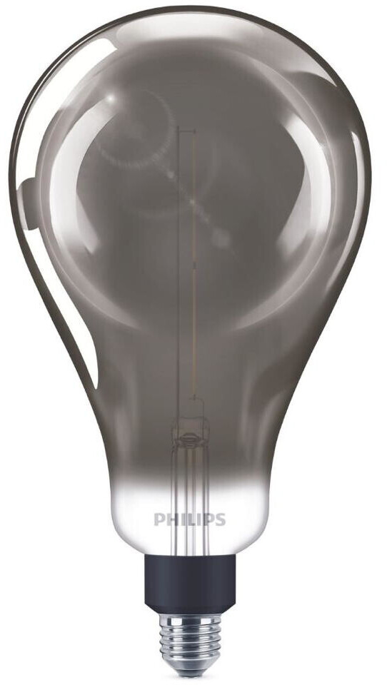 Philips LED lamp replaces 25W, E27 bulb A160, grey, warm white, 200 lumens, dimmable, 1-pack grey