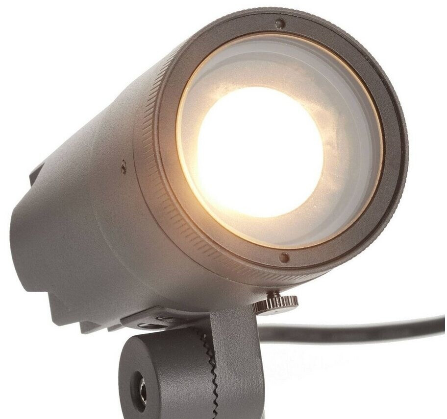 Lucande LED outdoor spotlight Daja, beam angle adjustable
