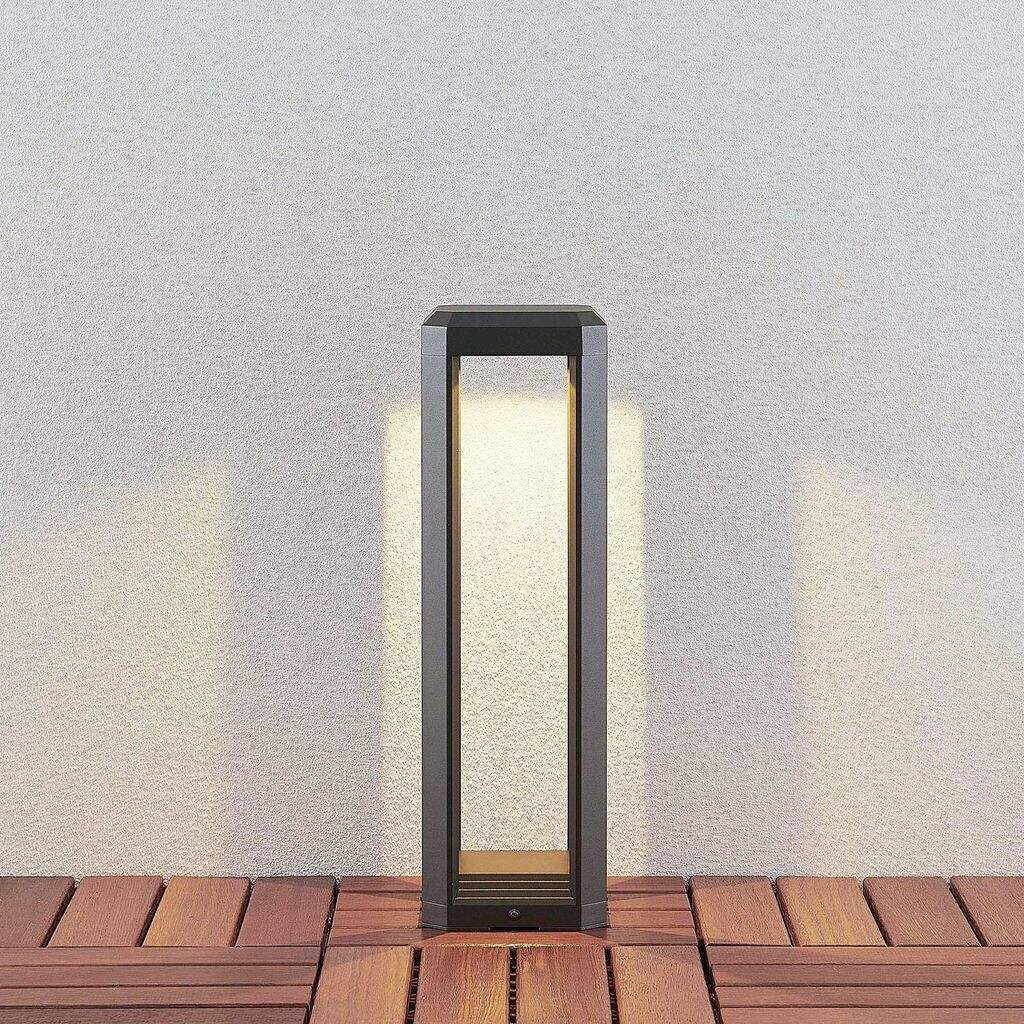 € 50 LED-Sockelleuchte Lucande Anthrazit, Preisvergleich Fery in | bei ab 58,41 cm