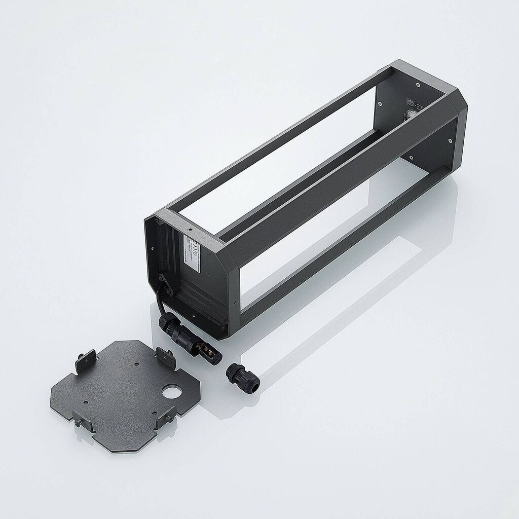 Lucande Fery LED pillar light in anthracite, 50 cm