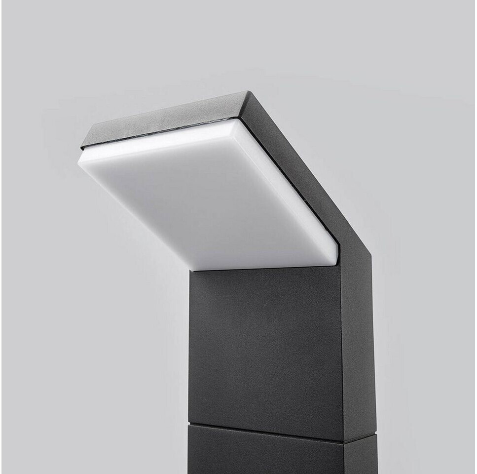 Arcchio Yolena - LED bollard light in graphite grey, 100 cm