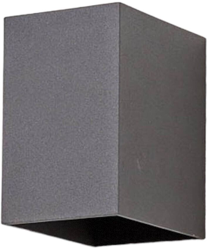 Lucande Dark gray Mikka LED outdoor wall lamp