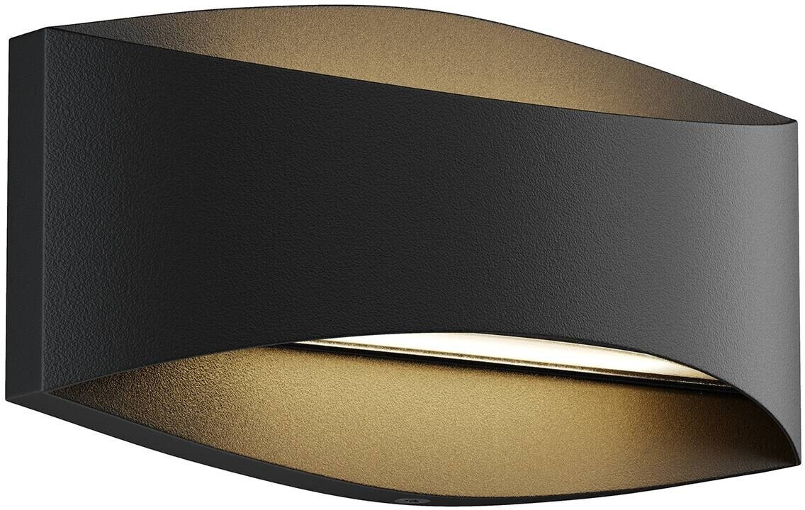 Lindby Evric LED outdoor wall light, width 20.3 cm