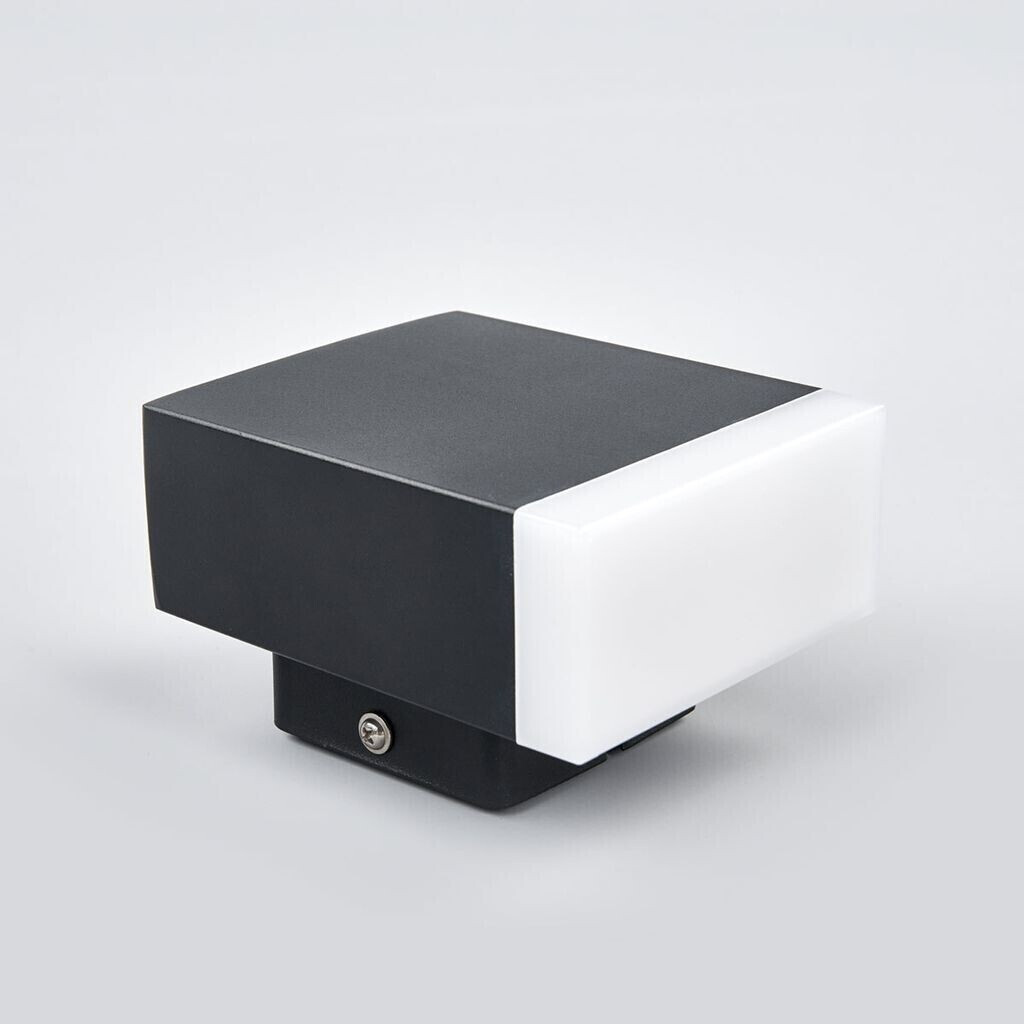 Lindby Modern LED outdoor wall lamp Aya in black