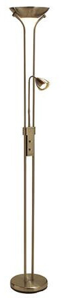 Markslöjd Lighting Dimmable floor lamp DETROIT 1xR7s/230W + 1xGU10/35W/230V Bronze