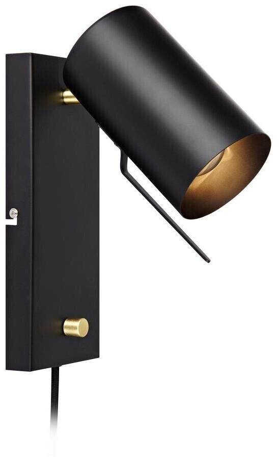 Markslöjd Lighting 106587 - Dimmable wall light CARRIE 1xGU10/35W/230V black