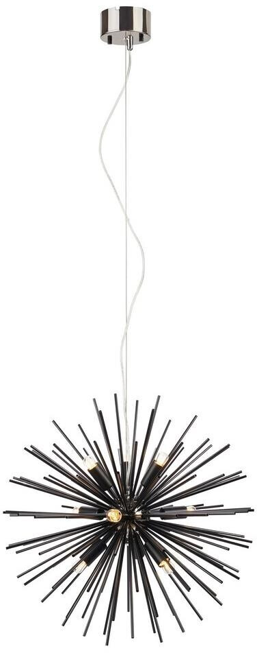 Markslöjd Lighting 108048 - Suspension lamp SOLEIL 9xE14/20W/230V black