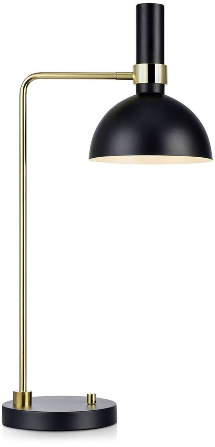 Markslöjd Lighting 106973 - dimmable table lamp LARRY 1xE27/60W/230V black/gold